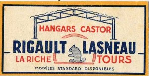 Biber_Werbung_Frankreich_Hangars_Castor_1950_web