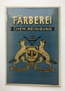 emailleschild-faerberei-chem-reinigung-gebrueder-fischer-biberach-riss-1870